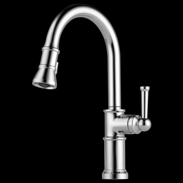 Brizo 63025LF Artesso Single Handle Pull-Down Kitchen Faucet