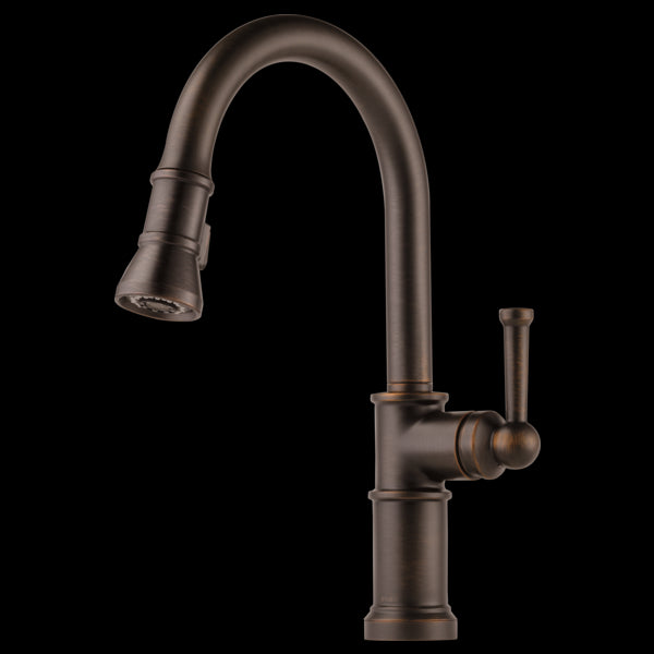 Brizo 63025LF Artesso Single Handle Pull-Down Kitchen Faucet