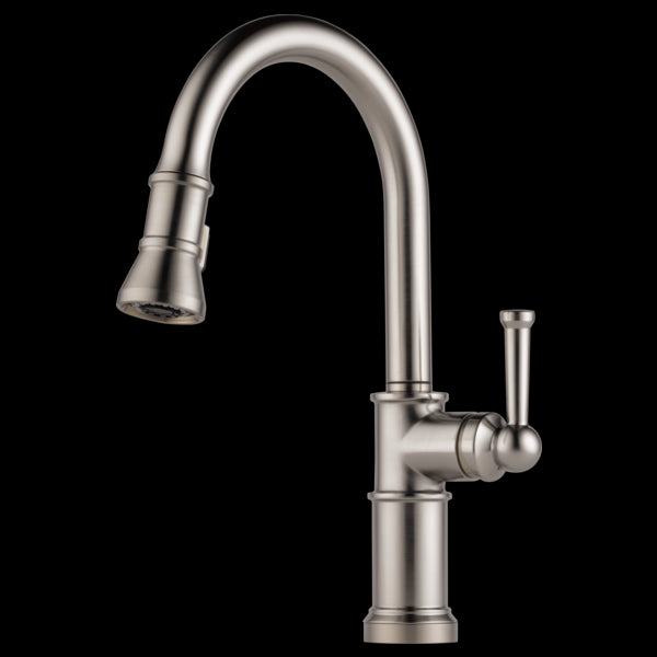 Brizo 63025LF Artesso Single Handle Pull-Down Kitchen Faucet