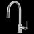 Brizo 63043LF Litze Pull-Down Faucet With Arc Spout and Knurled Handle