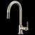 Brizo 63043LF Litze Pull-Down Faucet With Arc Spout and Knurled Handle