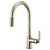Brizo 63044LF Litze Pull-Down Faucet With Arc Spout and Industrial Handle