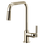 Brizo 63053LF Litze Pull-Down Faucet With Square Spout and Knurled Handle