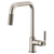 Brizo 63053LF Litze Pull-Down Faucet With Square Spout and Knurled Handle