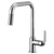 Brizo 63054LF Litze Pull-Down Faucet With Square Spout and Industrial Handle