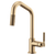 Brizo 63063LF Litze Pull-Down Faucet With Angled Spout and Knurled Handle