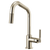 Brizo 63063LF Litze Pull-Down Faucet With Angled Spout and Knurled Handle