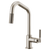 Brizo 63063LF Litze Pull-Down Faucet With Angled Spout and Knurled Handle