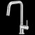 Brizo 63065LF-LHP Odin Pull-Down Faucet With Square Spout - Less Handle