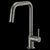 Brizo 63065LF-LHP Odin Pull-Down Faucet With Square Spout - Less Handle