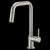 Brizo 63065LF-LHP Odin Pull-Down Faucet With Square Spout - Less Handle