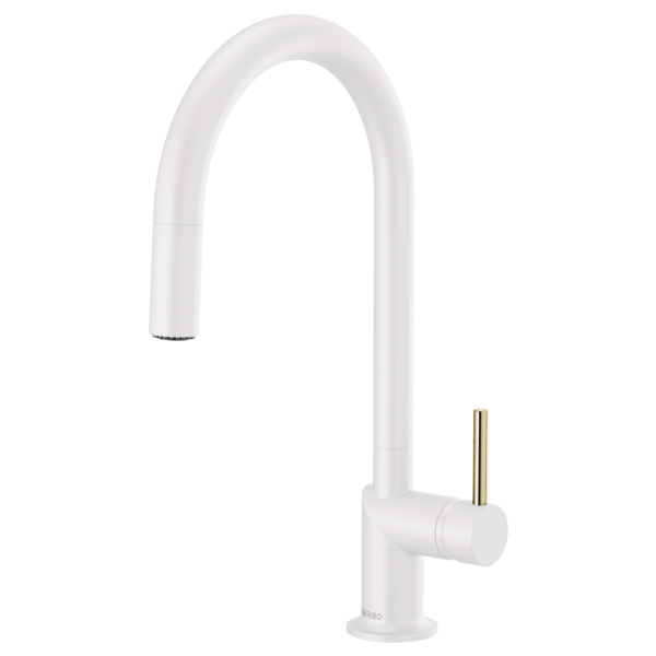 Brizo 63075LF-MWLHP Jason wu for pull-down kitchen faucet with arc spout - less handle
