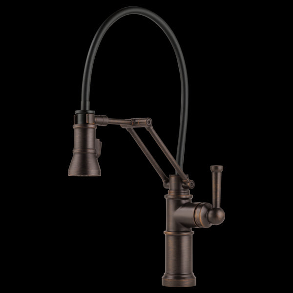 Brizo 63225LF Artesso Single Handle Articulating Kitchen Faucet