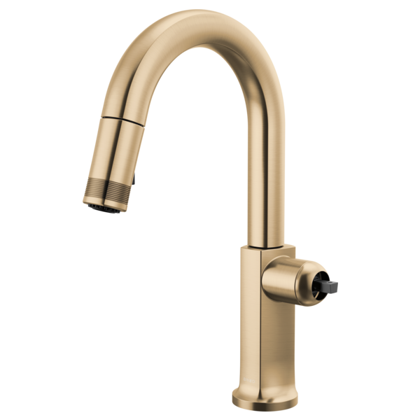 Brizo 63906LF-LHP-L Kintsu Pull-Down Prep Faucet With Arc Spout - Less Handle