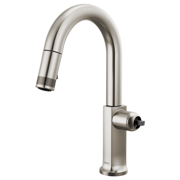 Brizo 63906LF-LHP-L Kintsu Pull-Down Prep Faucet With Arc Spout - Less Handle