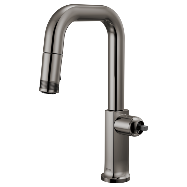 Brizo 63907LF-LHP-L Kintsu Pull-Down Prep Faucet With Square Spout - Less Handle