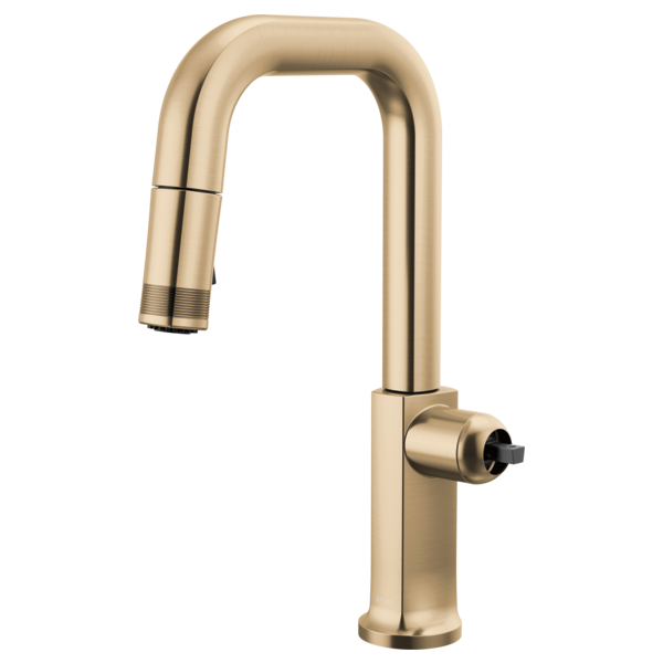 Brizo 63907LF-LHP-L Kintsu Pull-Down Prep Faucet With Square Spout - Less Handle