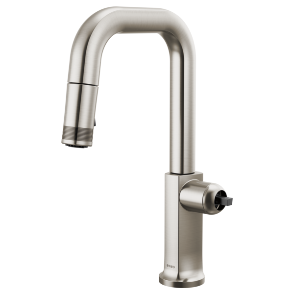 Brizo 63907LF-LHP-L Kintsu Pull-Down Prep Faucet With Square Spout - Less Handle