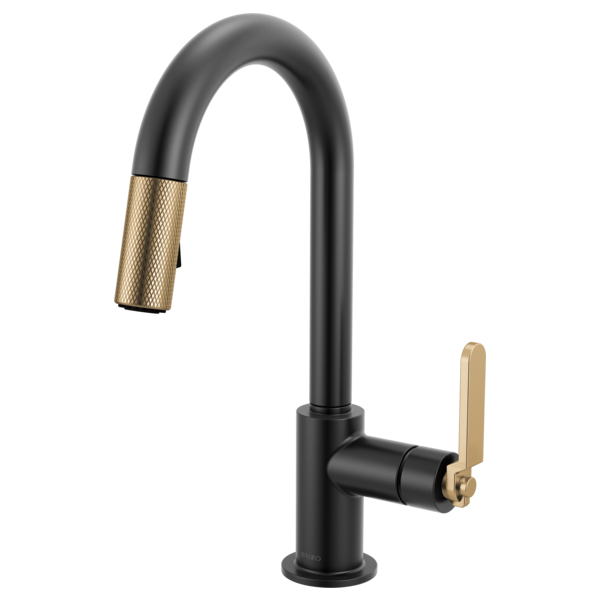 Brizo 63944LF Litze Pull-Down Prep Faucet With Arc Spout - Industrial Handle - Parent