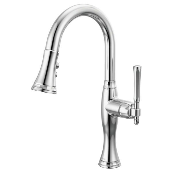 Brizo 63958LF The Tulham Kitchen Collection By Pull-Down Prep Kitchen Faucet