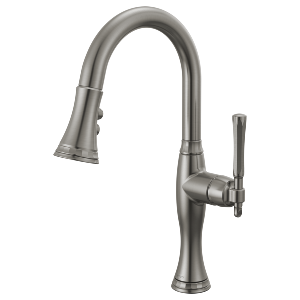 Brizo 63958LF The Tulham Kitchen Collection By Pull-Down Prep Kitchen Faucet
