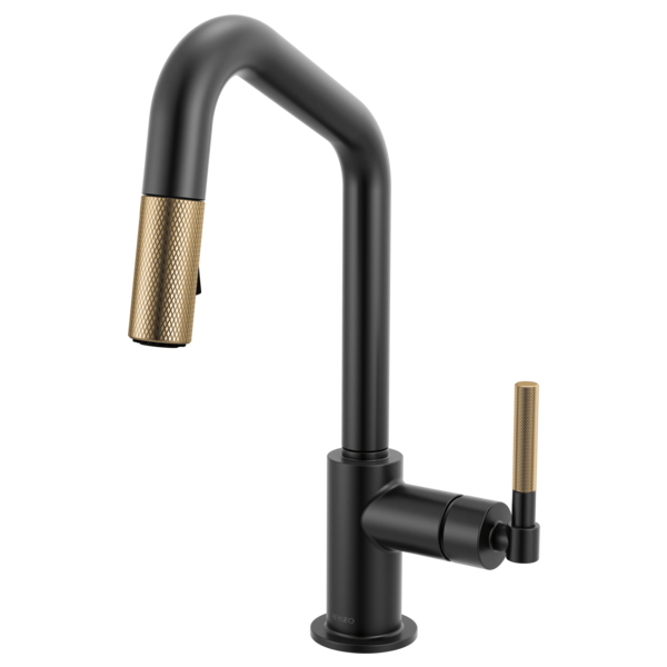 Brizo 63963LF Litze Pull-Down Prep Faucet With Angle Spout - Knurled Handle - Parent