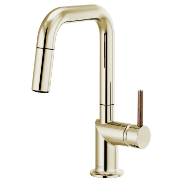 Brizo 63965LF-LHP Odin Pull-Down Prep Faucet With Square Spout - Less Handle