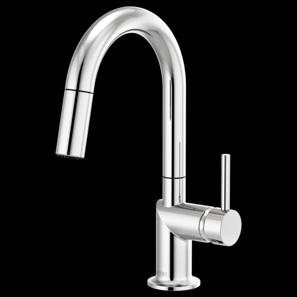 Brizo 63975LF-LHP Odin Pull-Down Prep Faucet With Arc Spout - Less Handle