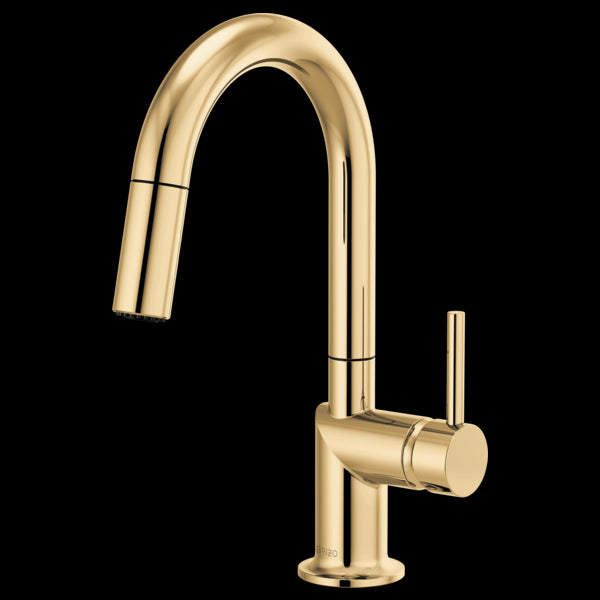 Brizo 63975LF-LHP Odin Pull-Down Prep Faucet With Arc Spout - Less Handle