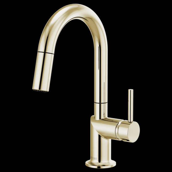 Brizo 63975LF-LHP Odin Pull-Down Prep Faucet With Arc Spout - Less Handle