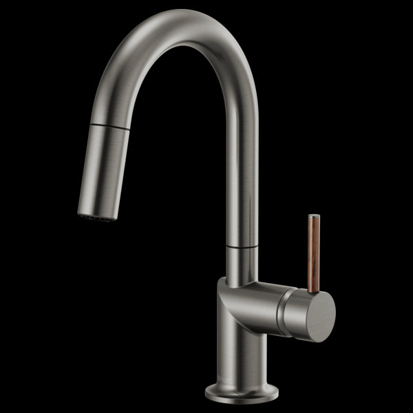 Brizo 63975LF-LHP Odin Pull-Down Prep Faucet With Arc Spout - Less Handle