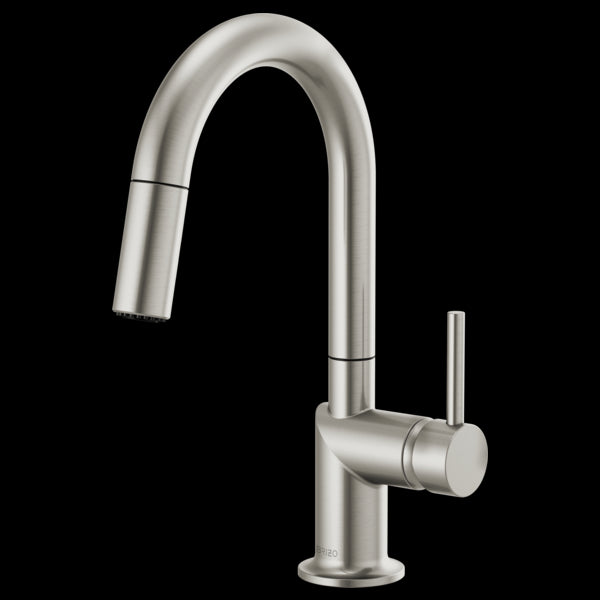 Brizo 63975LF-LHP Odin Pull-Down Prep Faucet With Arc Spout - Less Handle