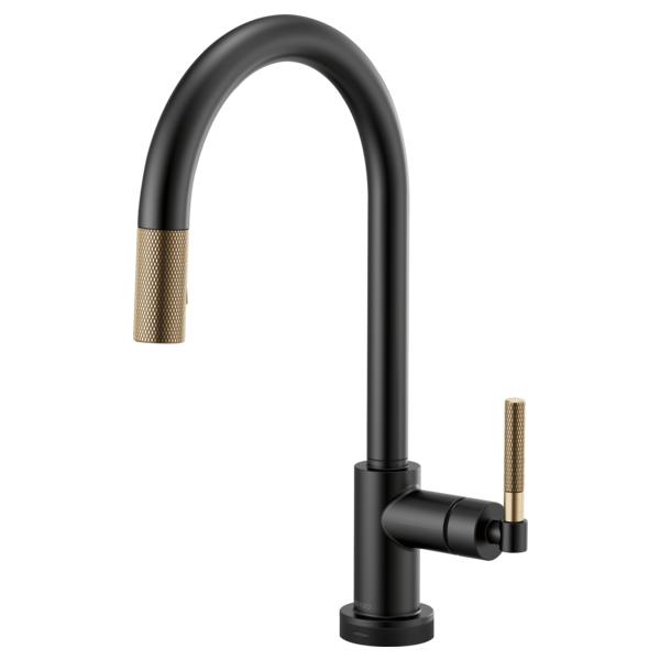 Brizo 64043LF Litze Smarttouch Pull-Down Kitchen Faucet With Arc Spout and Knurled Handle - Parent