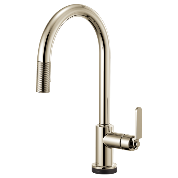 Brizo 64044LF Litze Smarttouch Pull-Down Kitchen Faucet With Arc Spout and Industrial Handle