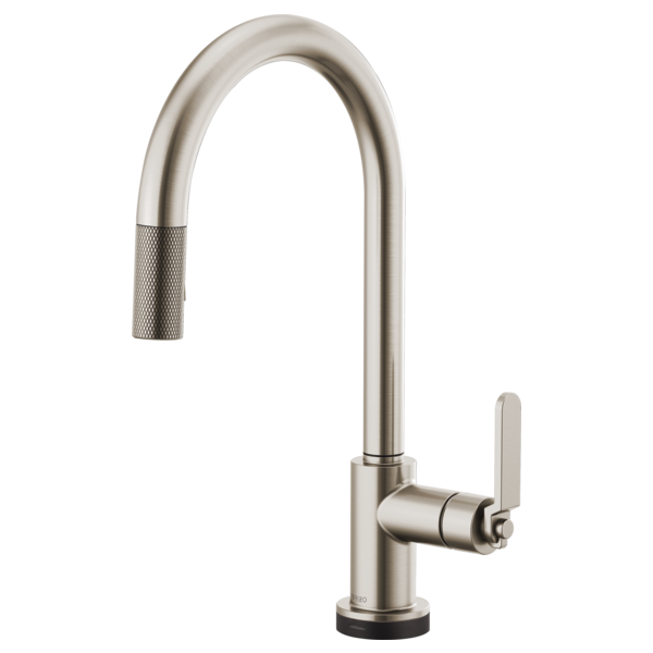 Brizo 64044LF Litze Smarttouch Pull-Down Kitchen Faucet With Arc Spout and Industrial Handle