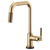 Brizo 64053LF Litze Smarttouch Pull-Down Kitchen Faucet With Square Spout and Knurled Handle