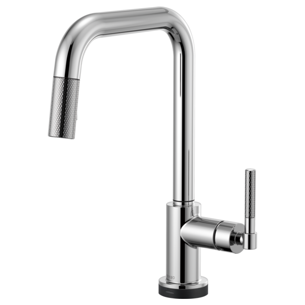 Brizo 64053LF Litze Smarttouch Pull-Down Kitchen Faucet With Square Spout and Knurled Handle