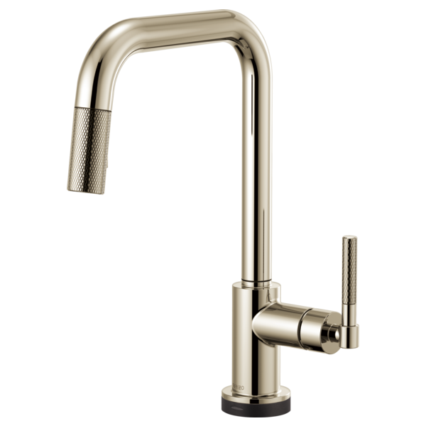 Brizo 64053LF Litze Smarttouch Pull-Down Kitchen Faucet With Square Spout and Knurled Handle