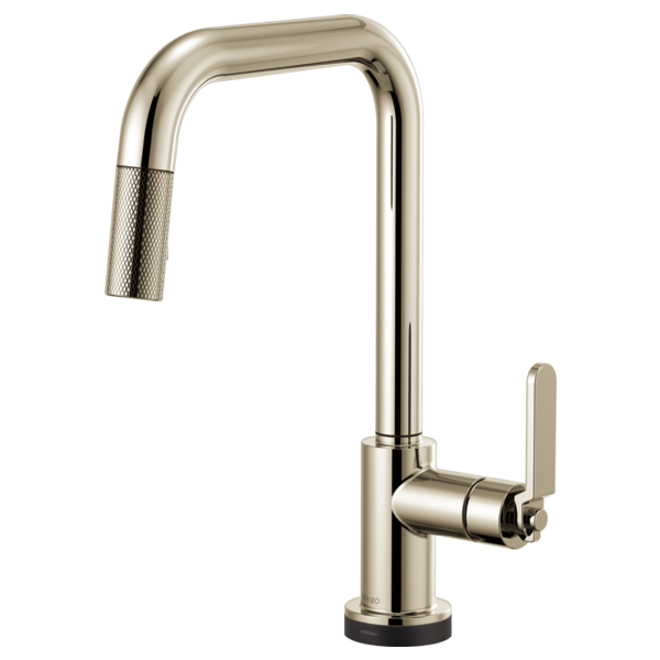 Brizo 64054LF Litze Smarttouch Pull-Down Kitchen Faucet With Square Spout and Industrial Handle