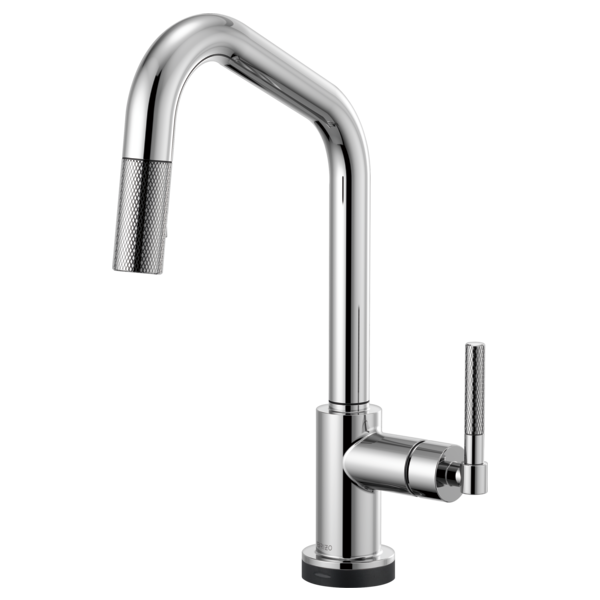 Brizo 64063LF Litze Smarttouch Pull-Down Kitchen Faucet With Angled Spout and Knurled Handle