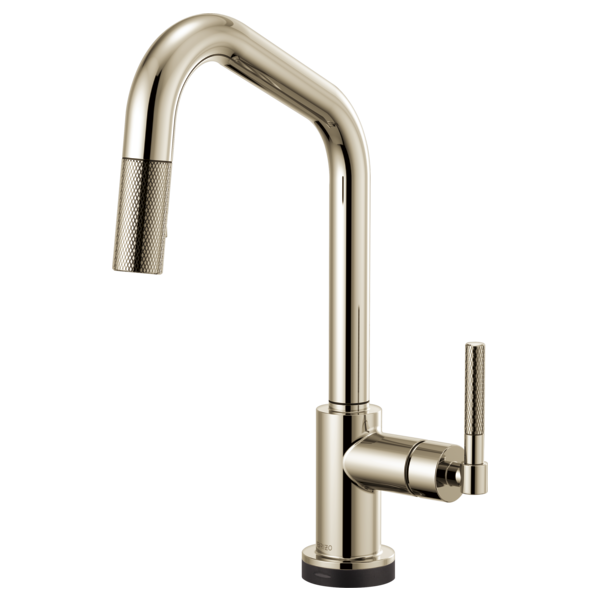 Brizo 64063LF Litze Smarttouch Pull-Down Kitchen Faucet With Angled Spout and Knurled Handle