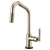 Brizo 64063LF Litze Smarttouch Pull-Down Kitchen Faucet With Angled Spout and Knurled Handle