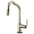 Brizo 64064LF Litze Smarttouch Pull-Down Kitchen Faucet With Angled Spout and Industrial Handle