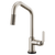 Brizo 64064LF Litze Smarttouch Pull-Down Kitchen Faucet With Angled Spout and Industrial Handle