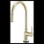 Brizo 64075LF-LHP Odin Smarttouch Pull-Down Kitchen Faucet With Arc Spout - Less Handle