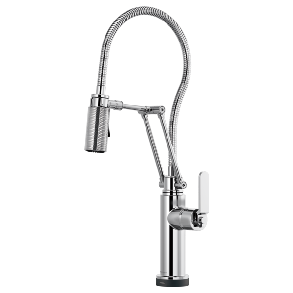 Brizo 64144LF Litze Smarttouch Articulating Kitchen Faucet With Finished Hose