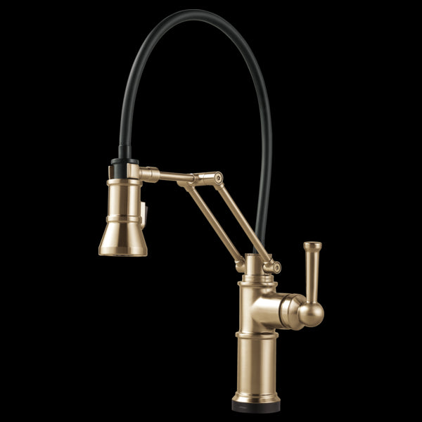 Brizo 64225LF Artesso Single Handle Articulating Kitchen Faucet With Smarttouch Technology