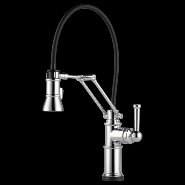 Brizo 64225LF Artesso Single Handle Articulating Kitchen Faucet With Smarttouch Technology