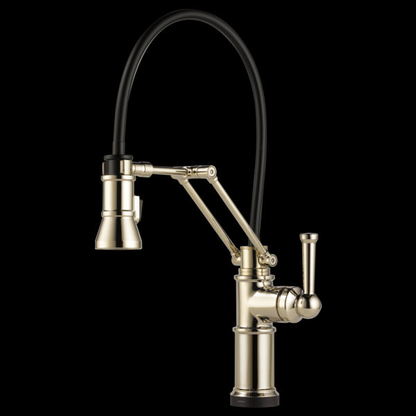 Brizo 64225LF Artesso Single Handle Articulating Kitchen Faucet With Smarttouch Technology