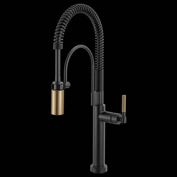 Brizo 64343LF Litze Smarttouch Semi-Professional Kitchen Faucet - Knurled Handle